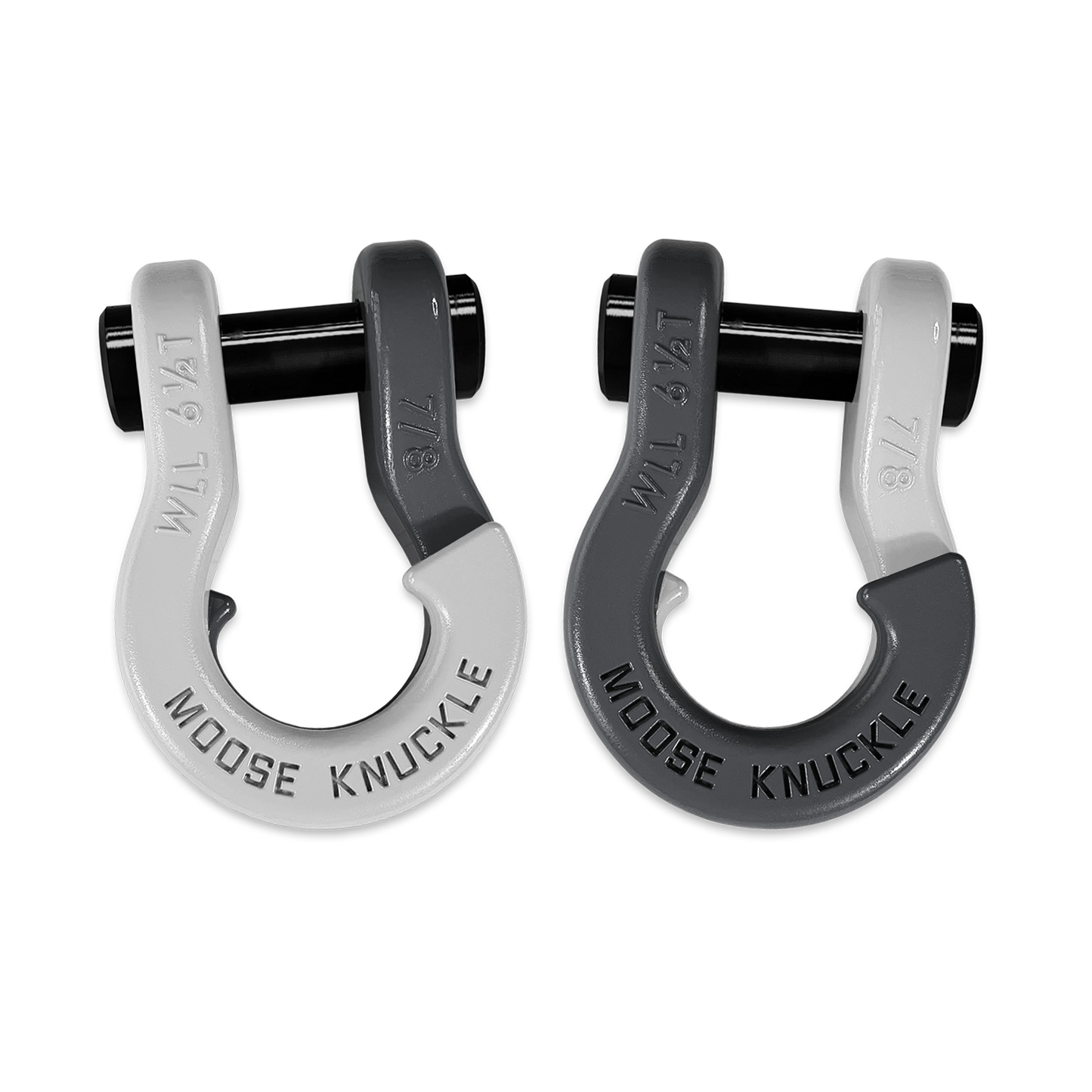 Jowl Recovery Split Shackle 7/8 Pure White Moose Knuckle Offroad