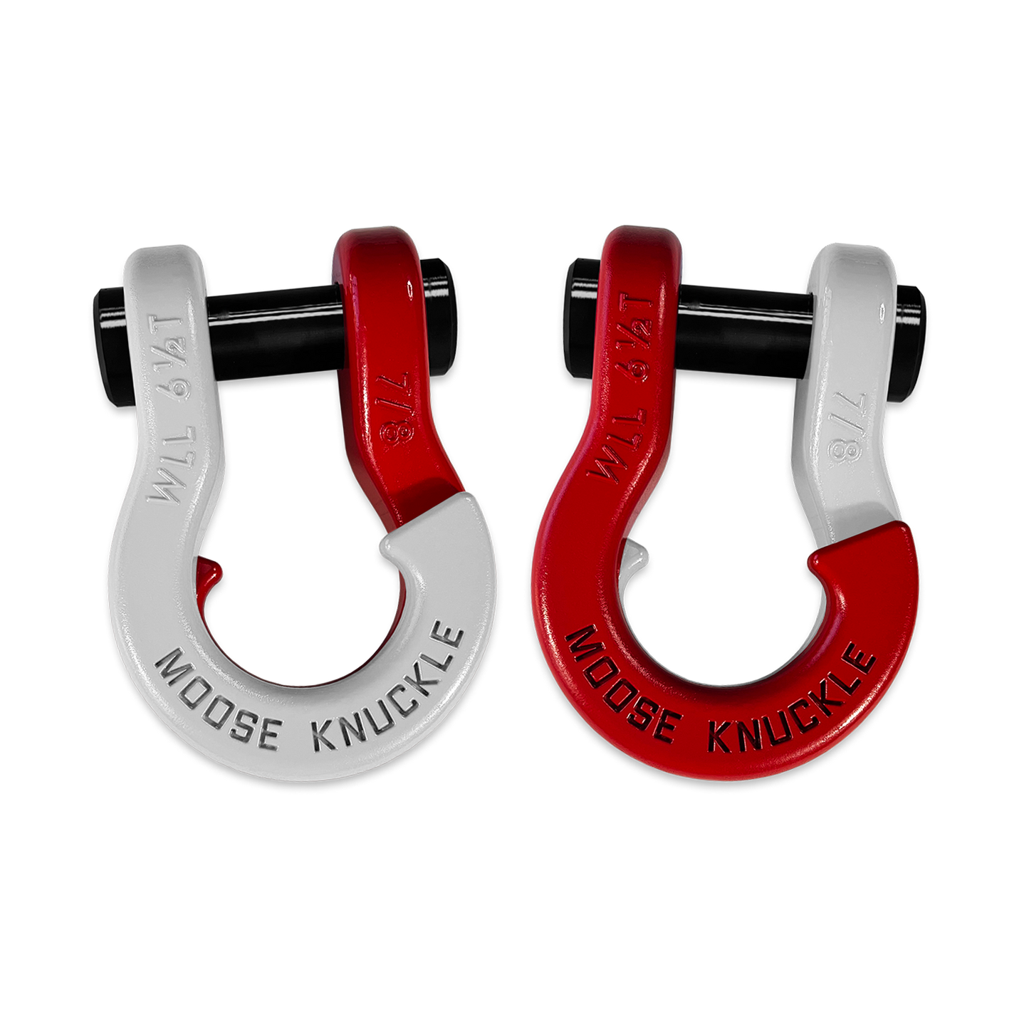 Jowl Recovery Split Shackle 7/8 Pure White Moose Knuckle Offroad
