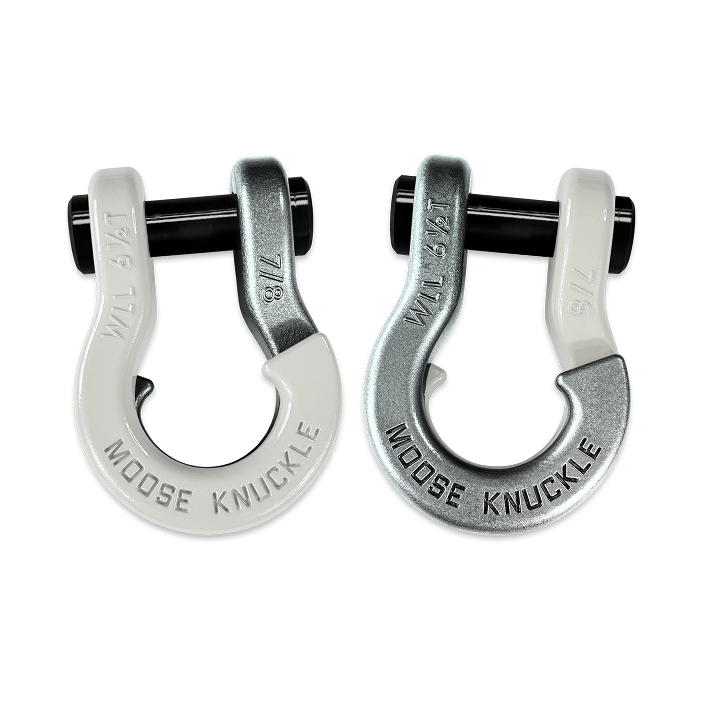 Jowl Recovery Split Shackle 7/8 Pure White Moose Knuckle Offroad