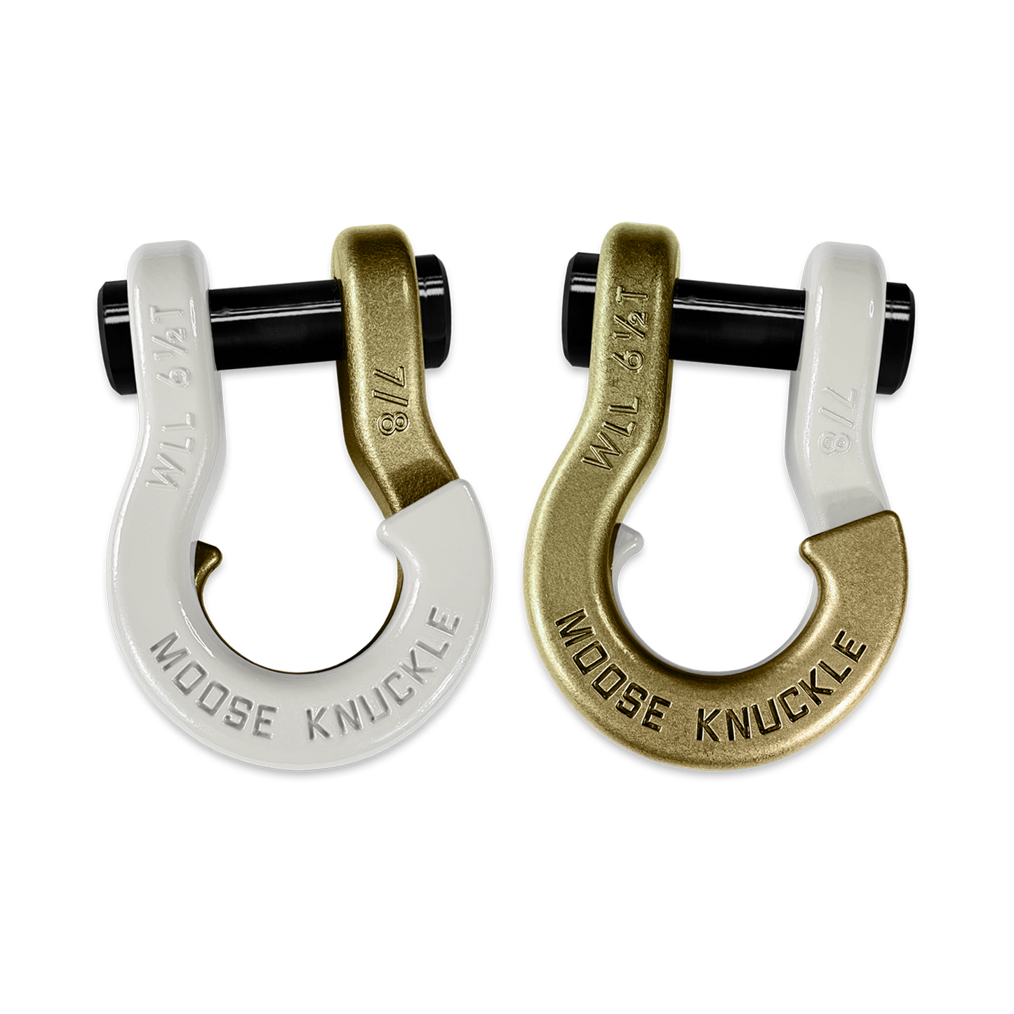 Jowl Recovery Split Shackle 7/8 Pure White Moose Knuckle Offroad
