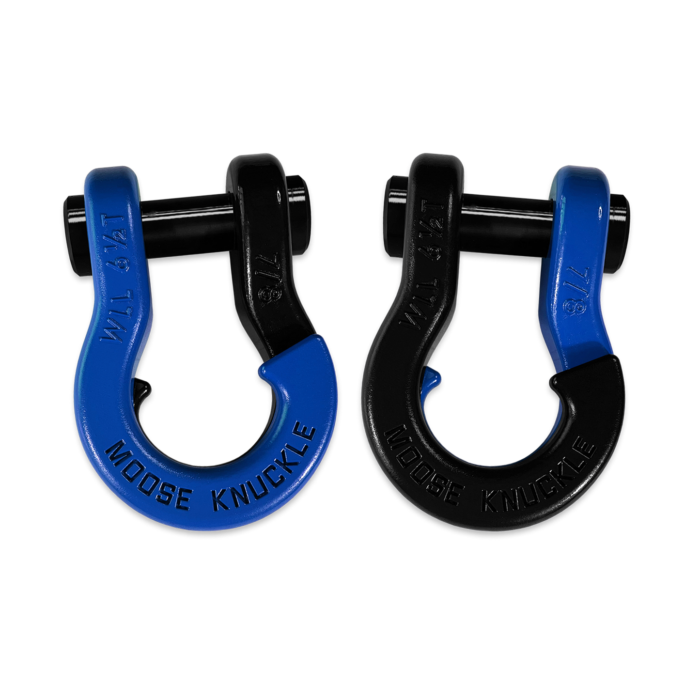 Jowl Recovery Split Shackle 7/8 Blue Balls Moose Knuckle Offroad