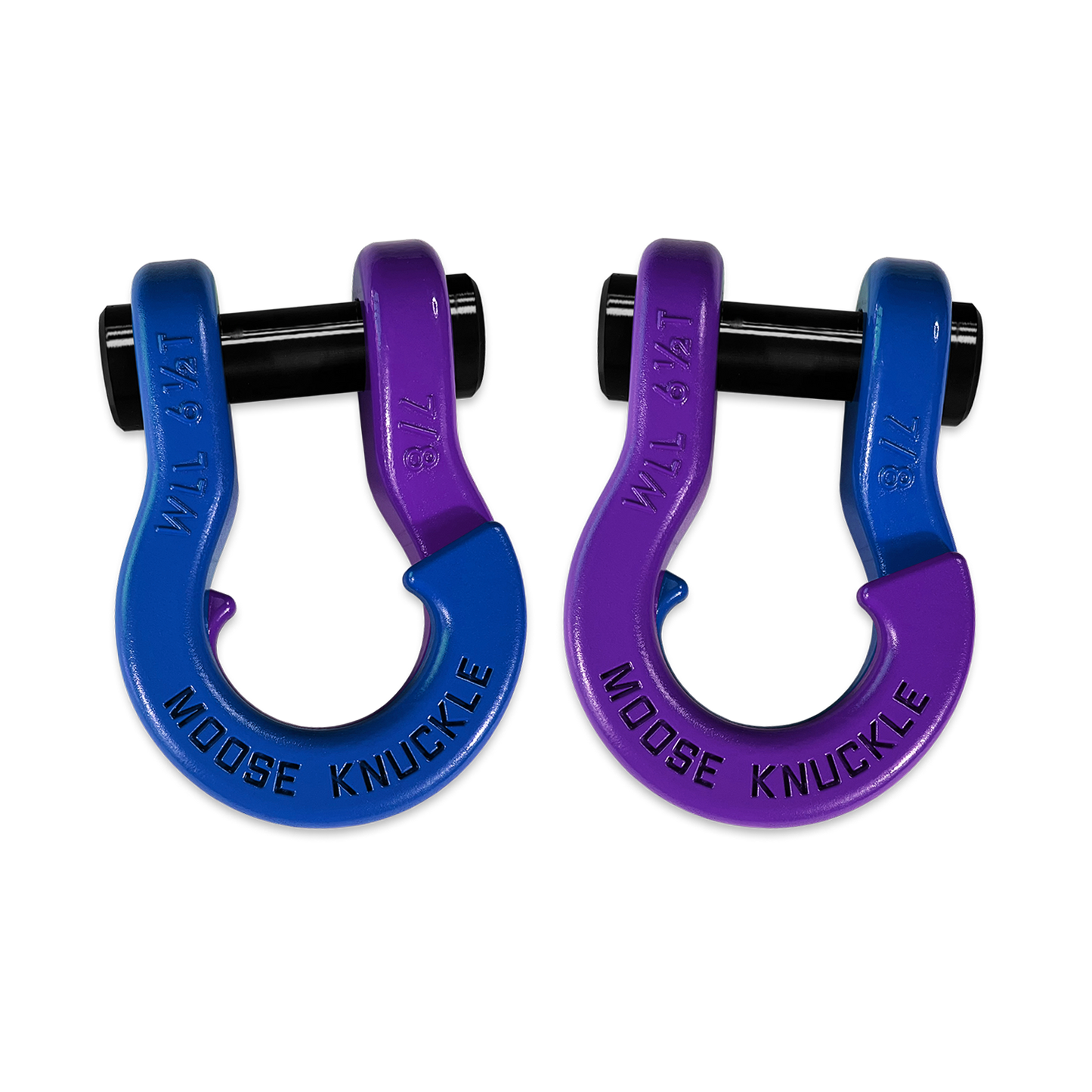 Jowl Recovery Split Shackle 7/8 Blue Balls Moose Knuckle Offroad