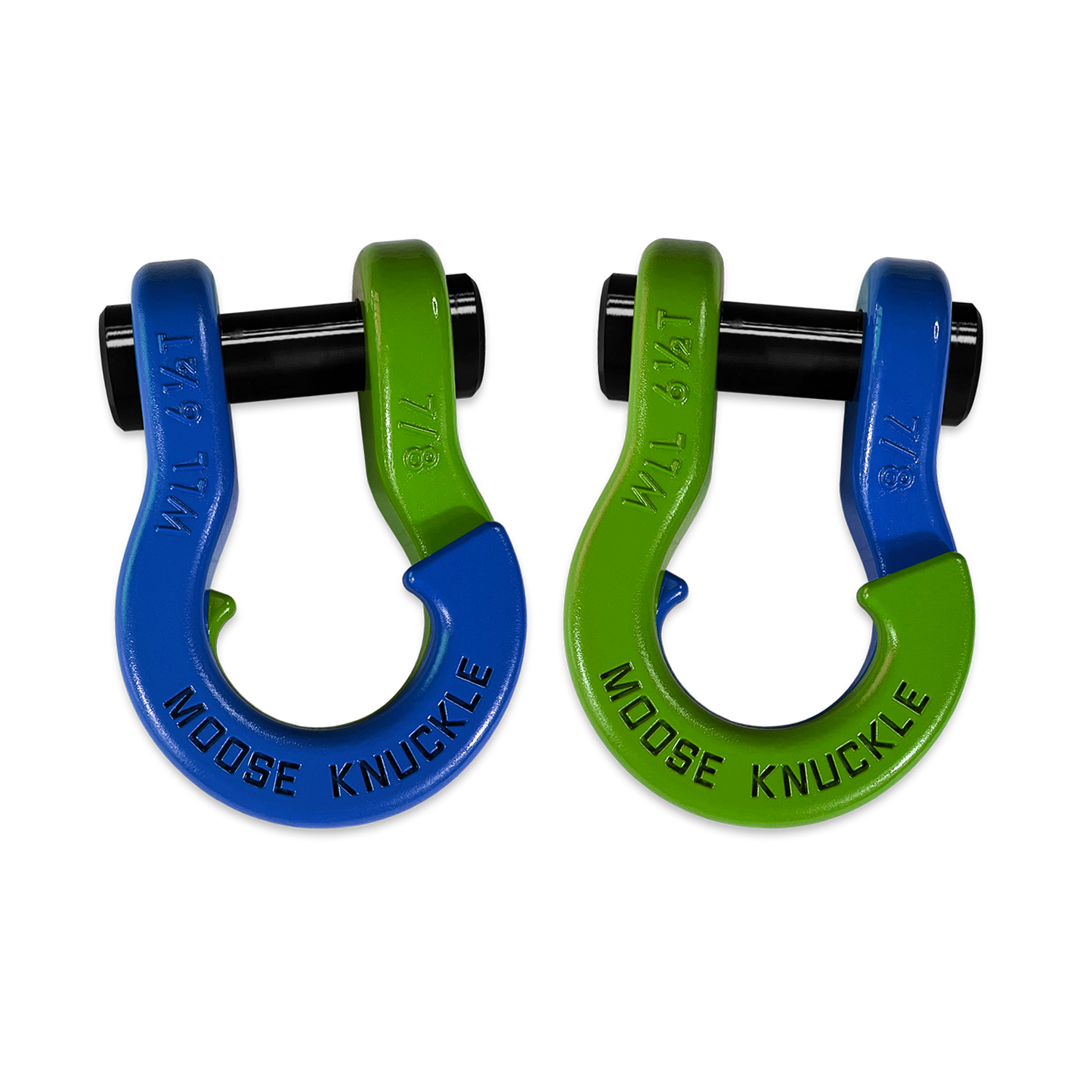 Jowl Recovery Split Shackle 7/8 Blue Balls Moose Knuckle Offroad