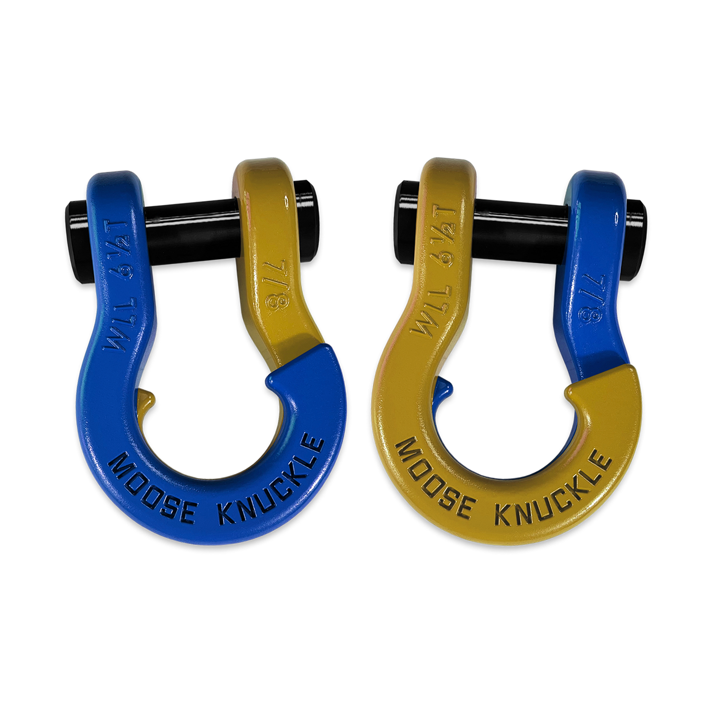 Jowl Recovery Split Shackle 7/8 Blue Balls Moose Knuckle Offroad