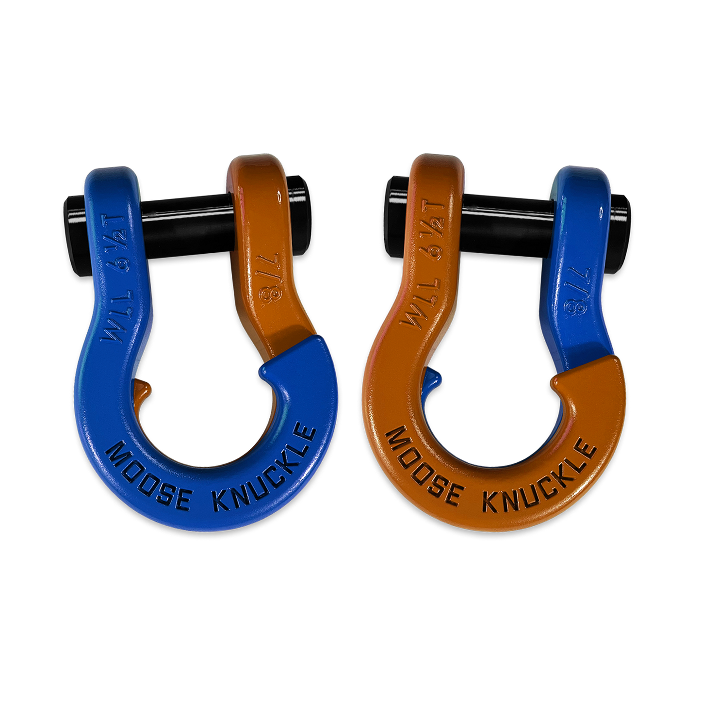 Jowl Recovery Split Shackle 7/8 Blue Balls Moose Knuckle Offroad
