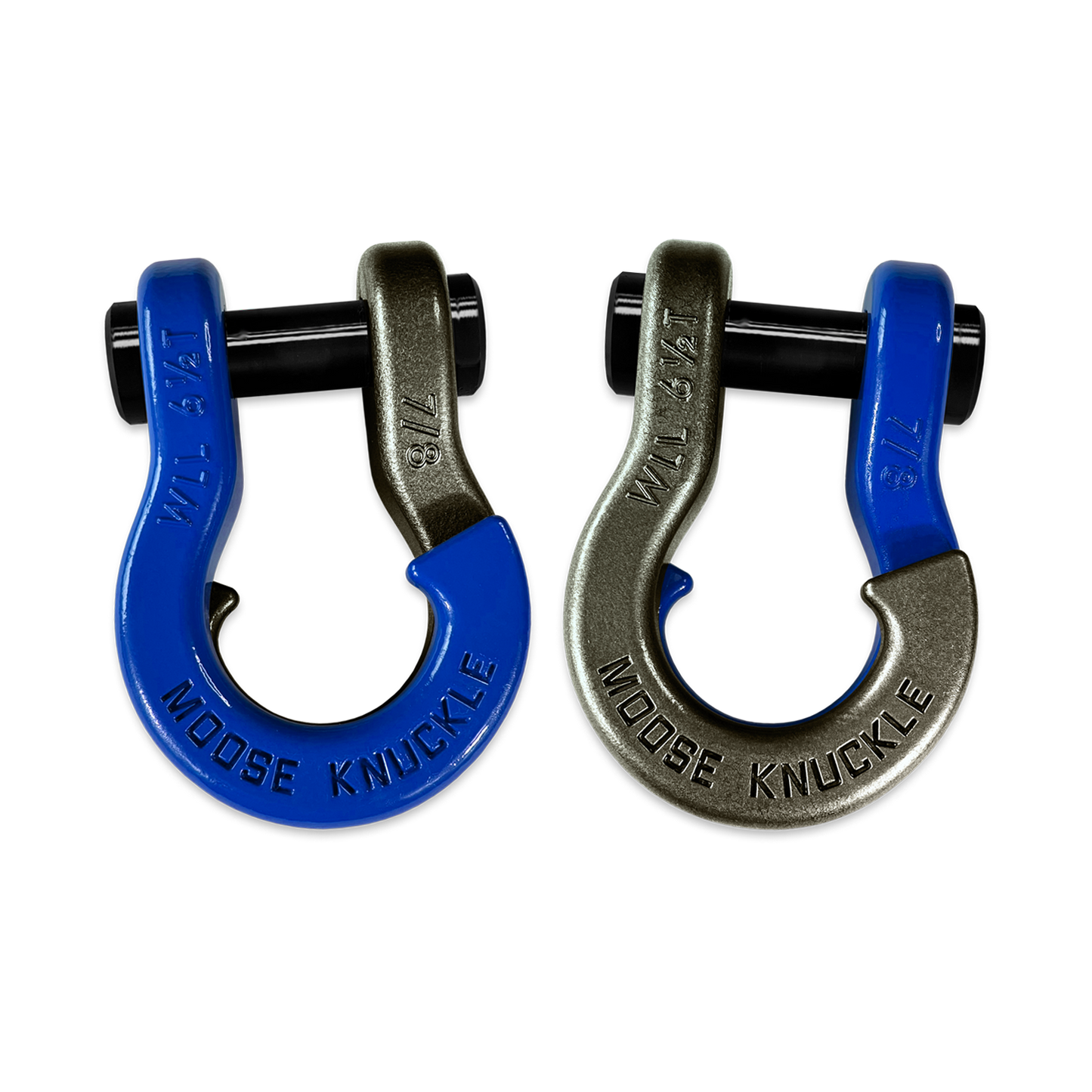 Jowl Recovery Split Shackle 7/8 Blue Balls Moose Knuckle Offroad