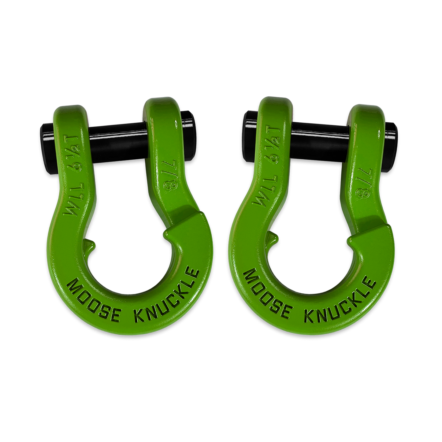 Jowl Recovery Split Shackle 7/8 Sublime Green Moose Knuckle Offroad