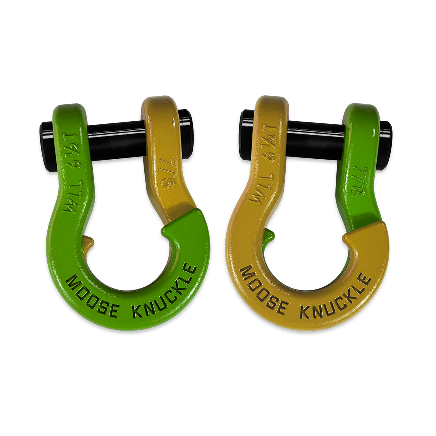Jowl Recovery Split Shackle 7/8 Sublime Green Moose Knuckle Offroad