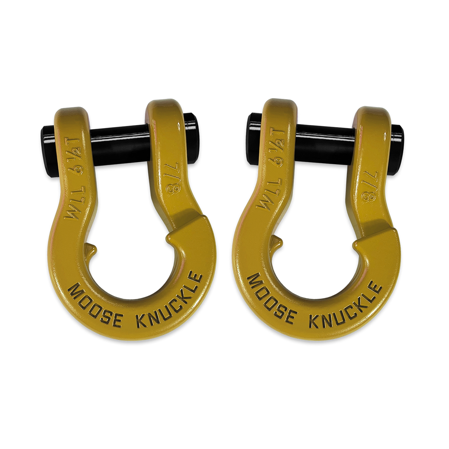 Jowl Recovery Split Shackle 7/8 Detonator Yellow Moose Knuckle Offroad