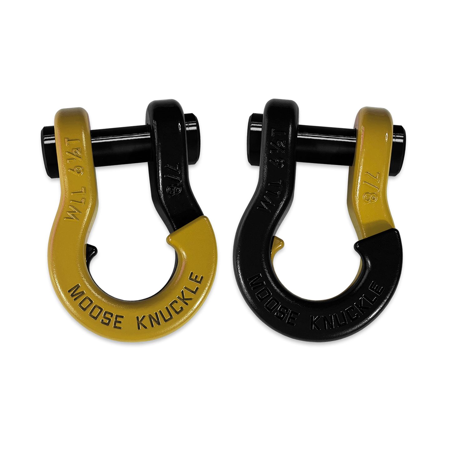 Jowl Recovery Split Shackle 7/8 Detonator Yellow Moose Knuckle Offroad