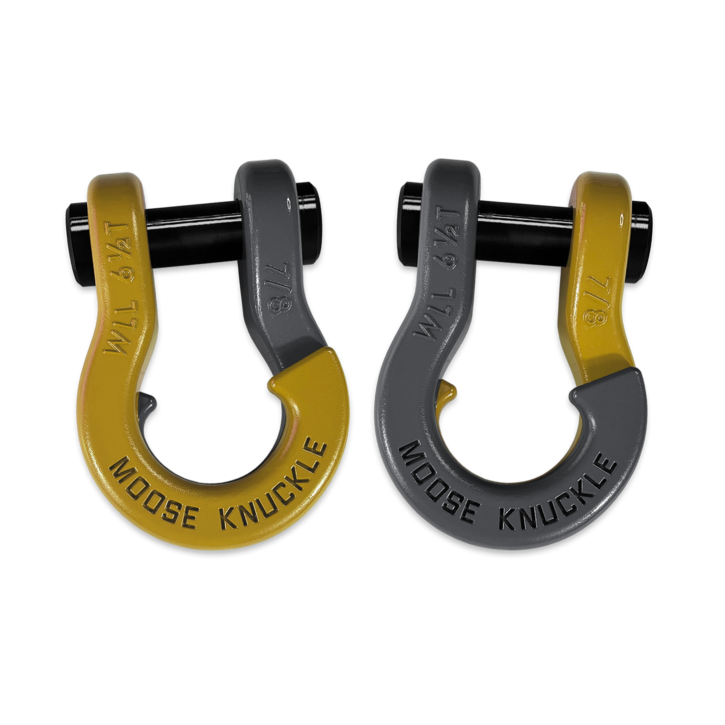 Jowl Recovery Split Shackle 7/8 Detonator Yellow Moose Knuckle Offroad