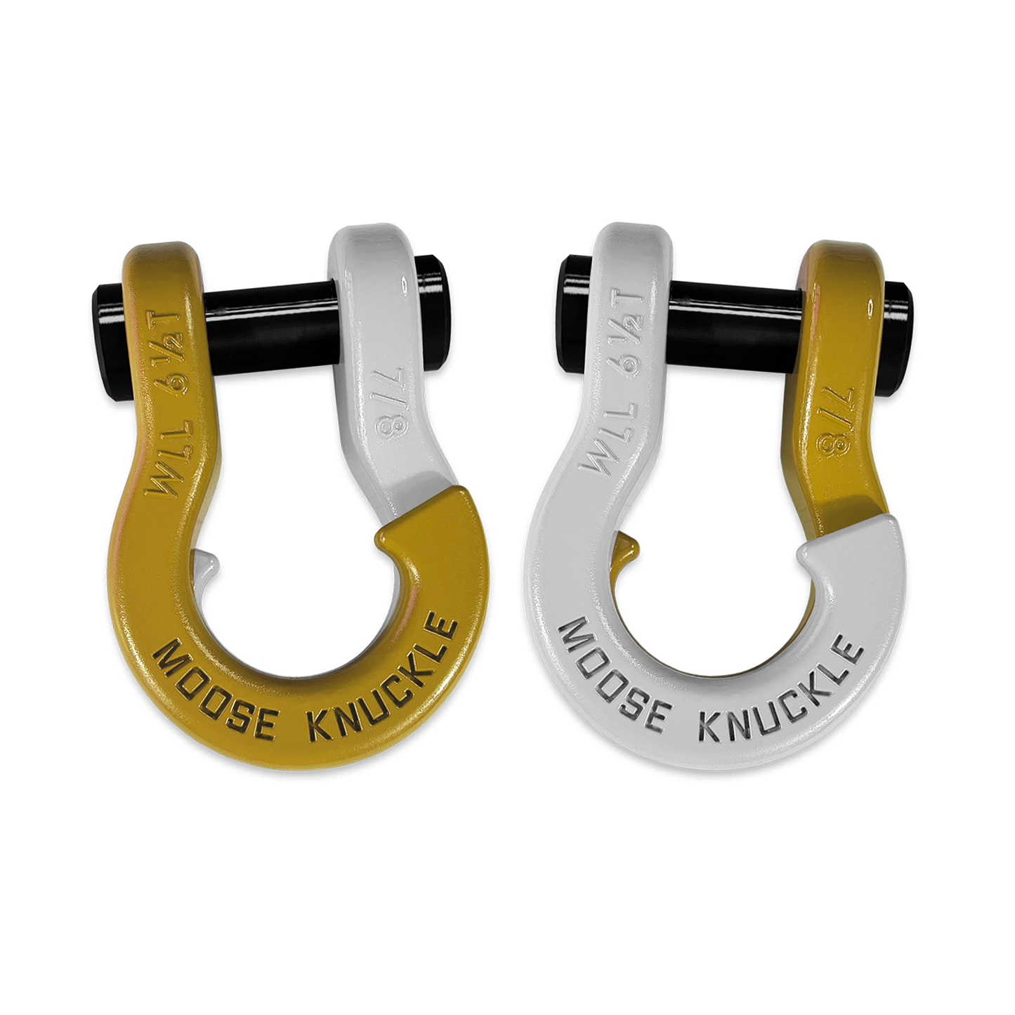 Jowl Recovery Split Shackle 7/8 Detonator Yellow Moose Knuckle Offroad
