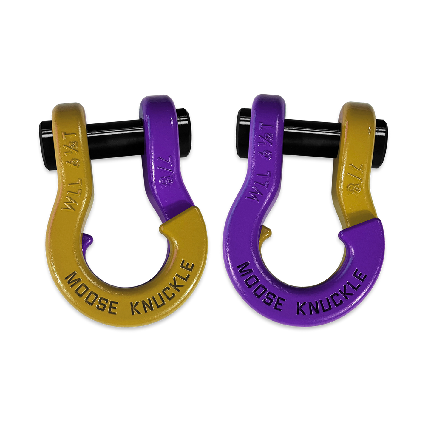 Jowl Recovery Split Shackle 7/8 Detonator Yellow Moose Knuckle Offroad