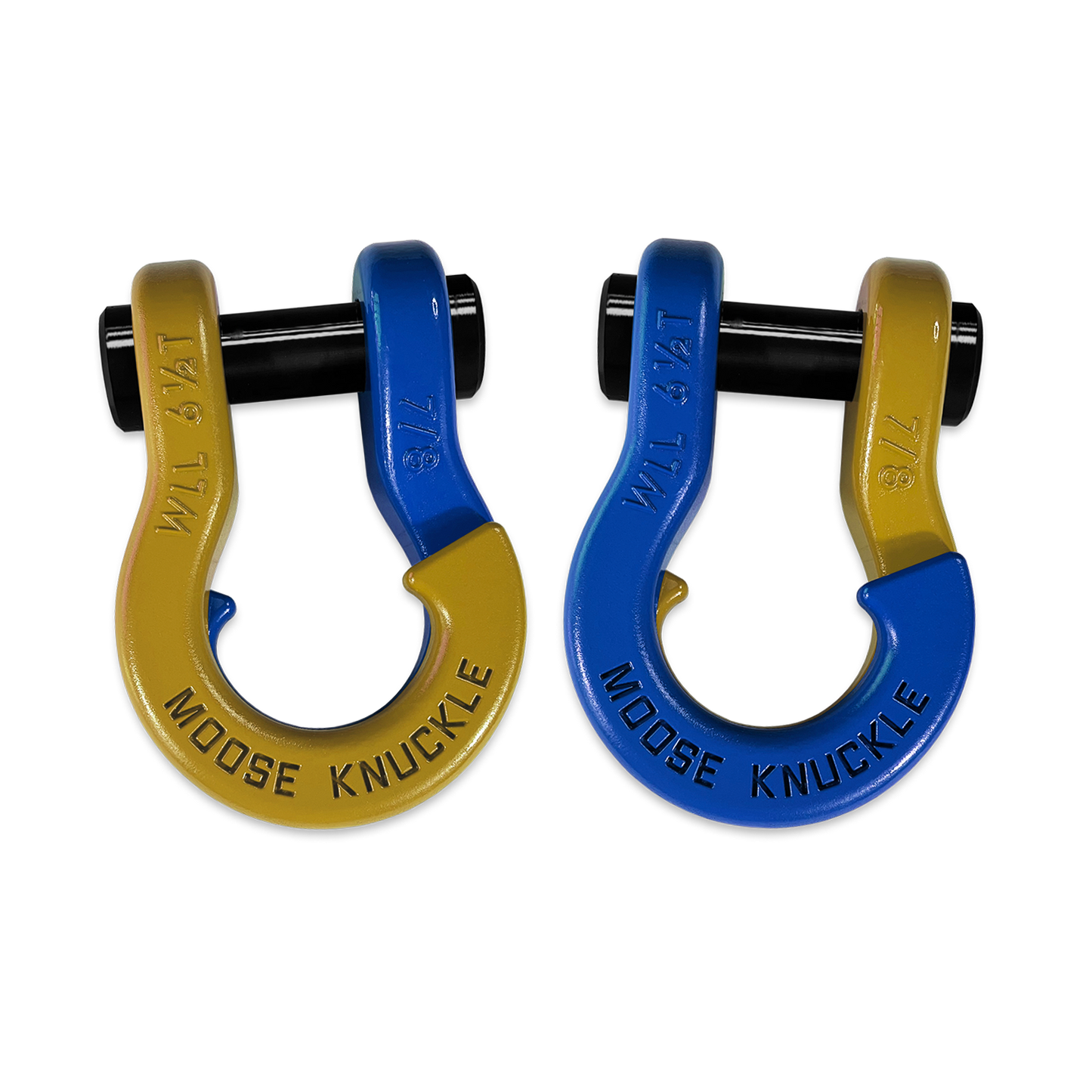 Jowl Recovery Split Shackle 7/8 Detonator Yellow Moose Knuckle Offroad