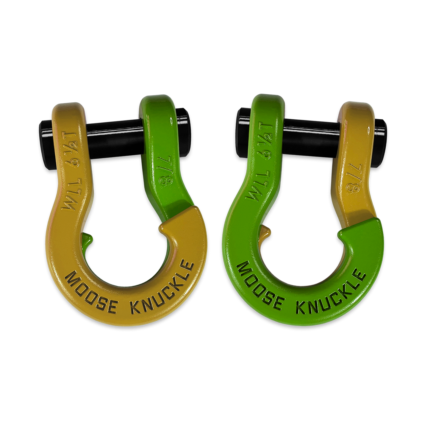 Jowl Recovery Split Shackle 7/8 Detonator Yellow Moose Knuckle Offroad