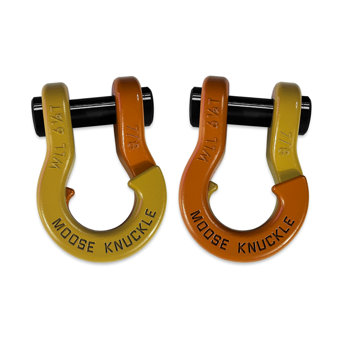 Jowl Recovery Split Shackle 7/8 Detonator Yellow Moose Knuckle Offroad
