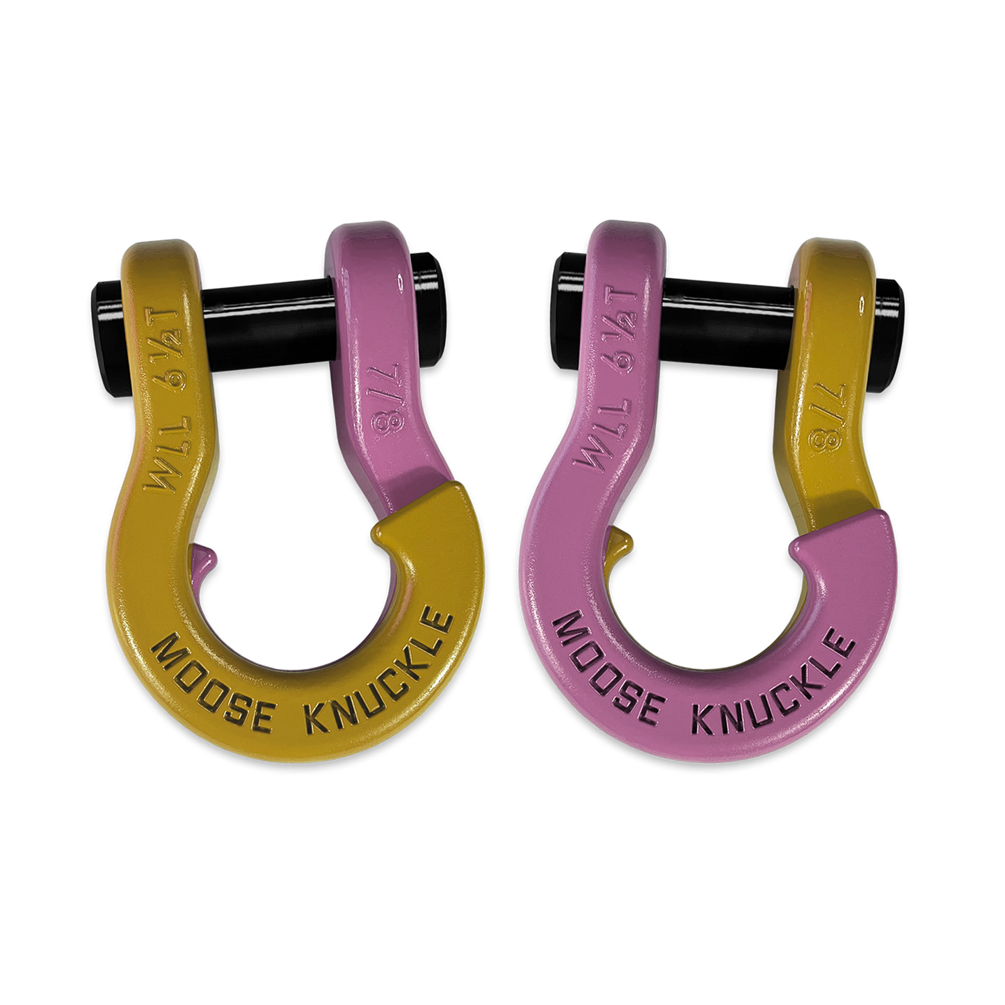 Jowl Recovery Split Shackle 7/8 Detonator Yellow Moose Knuckle Offroad
