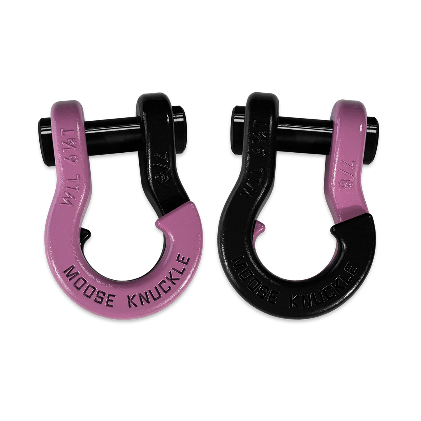 Jowl Recovery Split Shackle 7/8 Pretty Pink Moose Knuckle Offroad