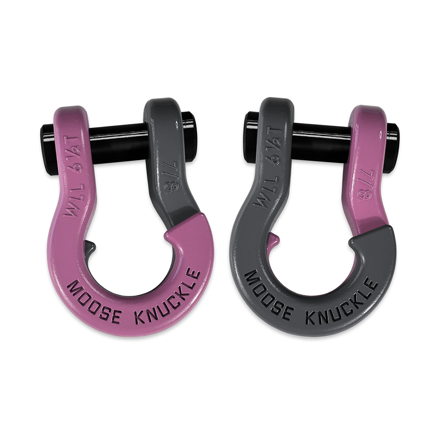 Jowl Recovery Split Shackle 7/8 Pretty Pink Moose Knuckle Offroad