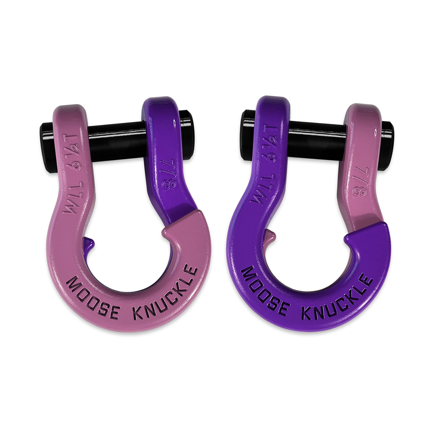 Jowl Recovery Split Shackle 7/8 Pretty Pink Moose Knuckle Offroad