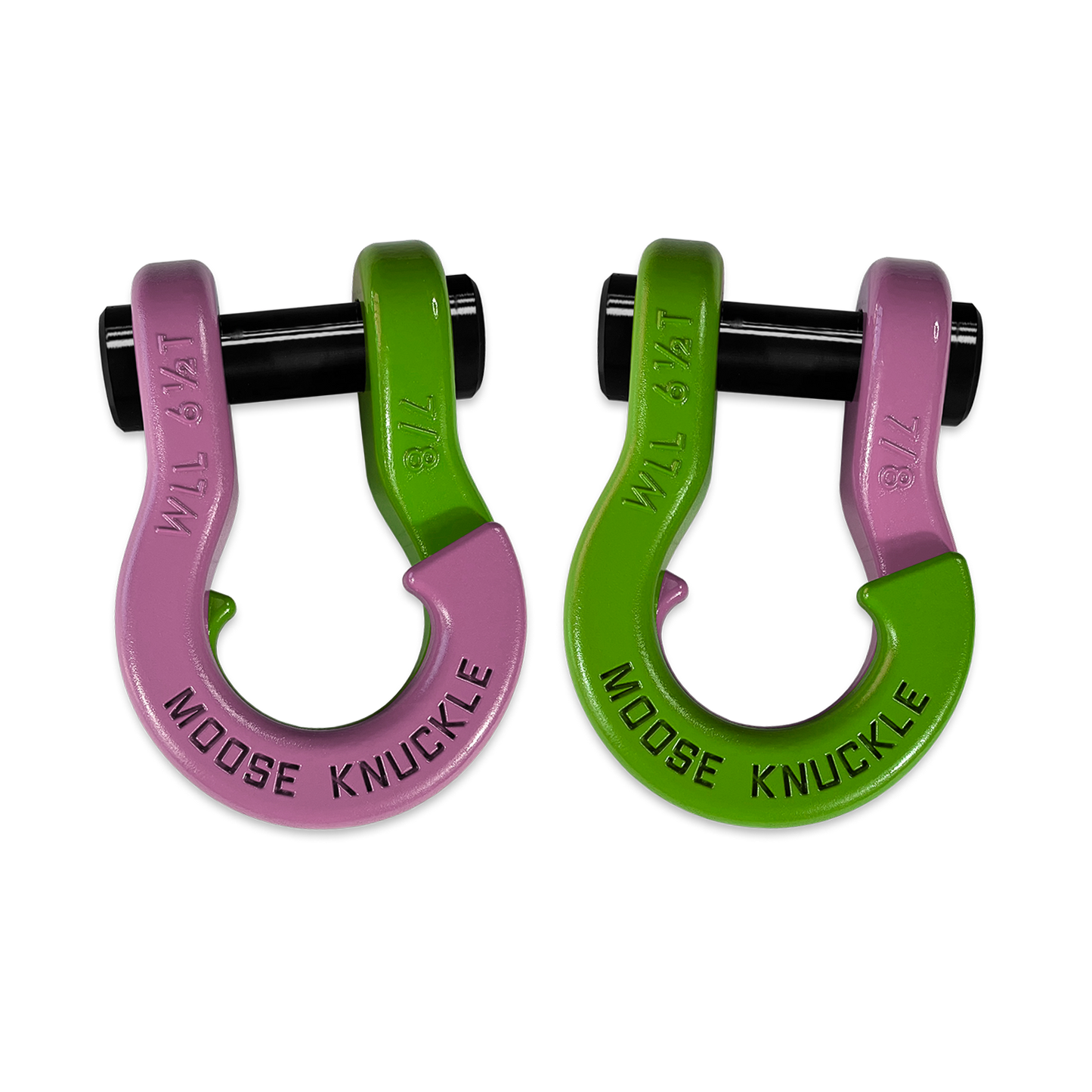 Jowl Recovery Split Shackle 7/8 Pretty Pink Moose Knuckle Offroad