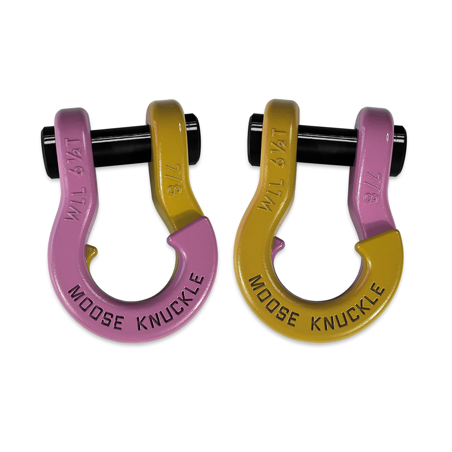 Jowl Recovery Split Shackle 7/8 Pretty Pink Moose Knuckle Offroad