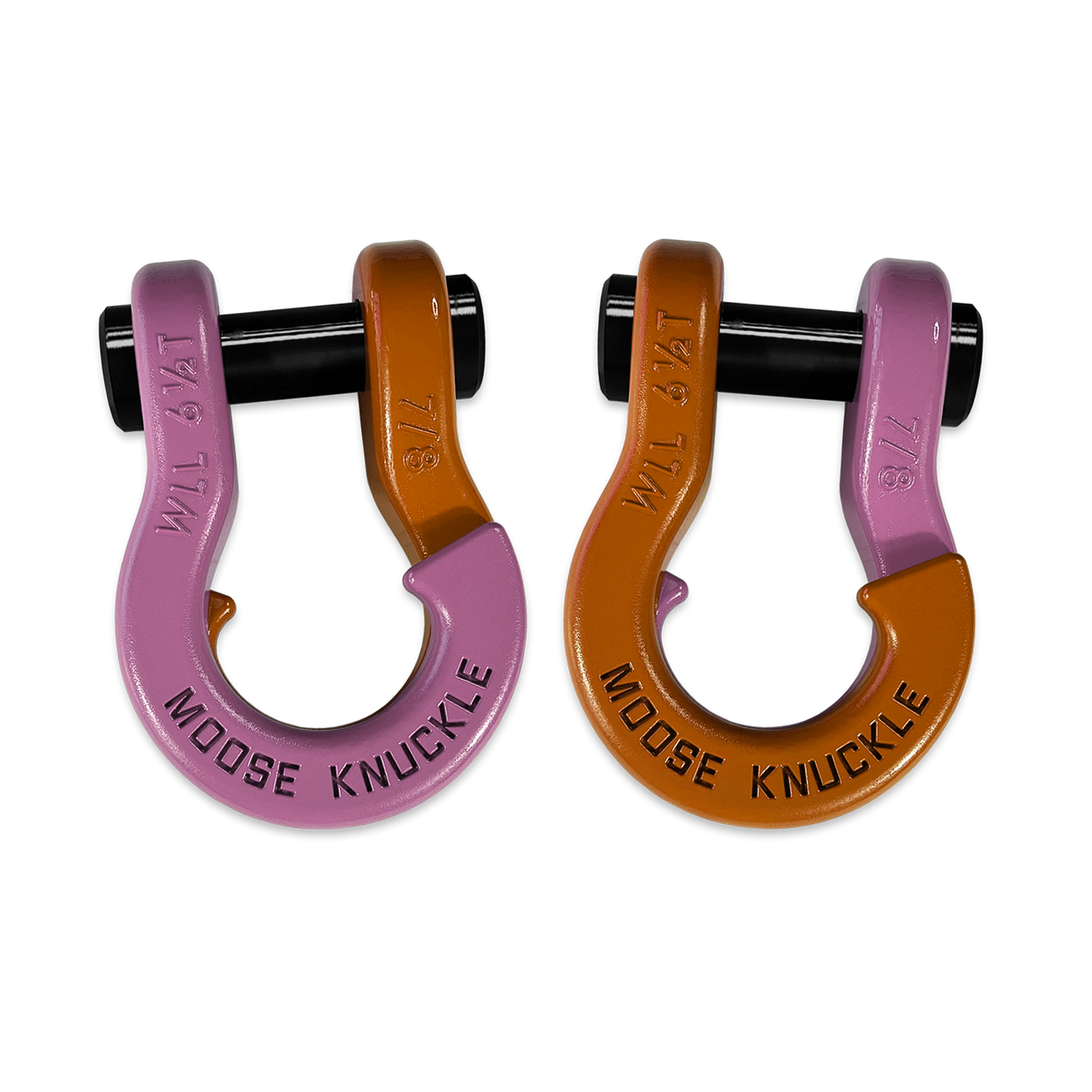 Jowl Recovery Split Shackle 7/8 Pretty Pink Moose Knuckle Offroad