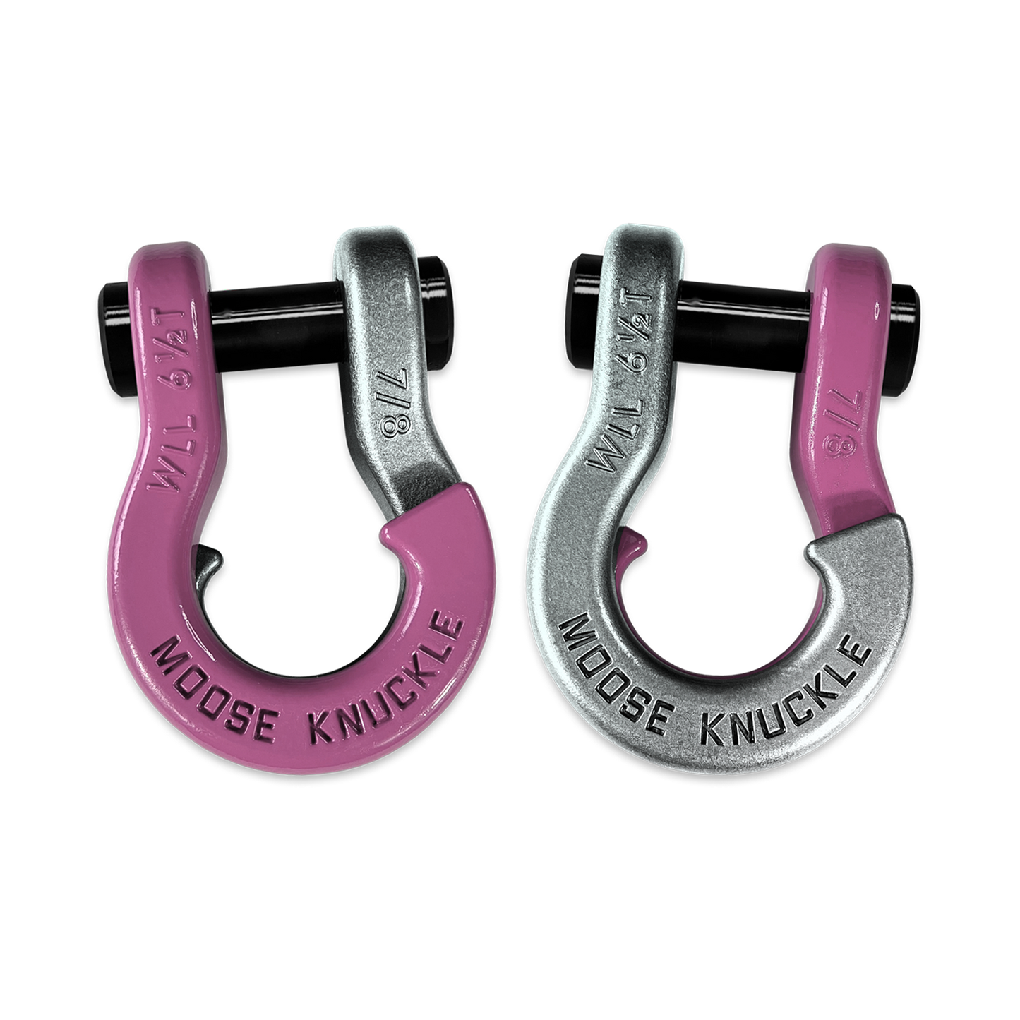 Jowl Recovery Split Shackle 7/8 Pretty Pink Moose Knuckle Offroad