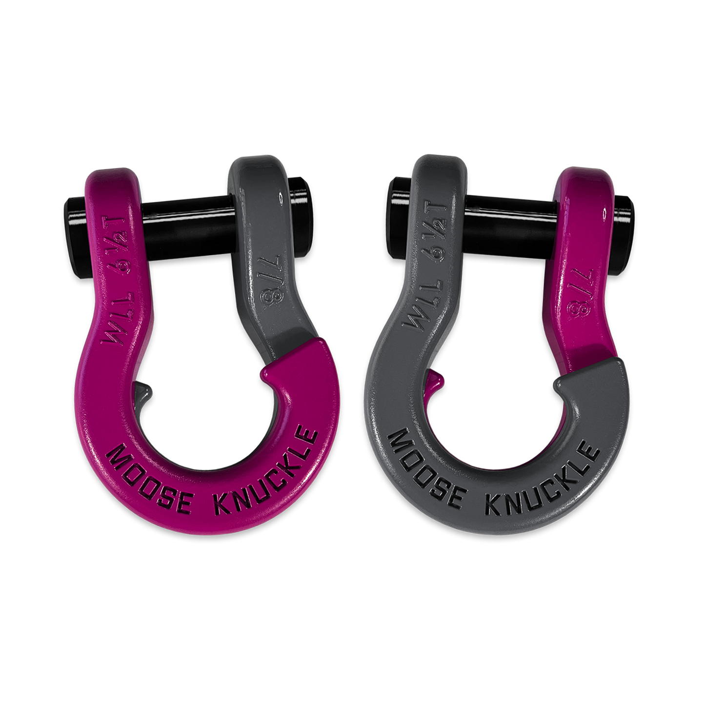 Jowl Recovery Split Shackle 7/8 Pogo Pink Moose Knuckle Offroad