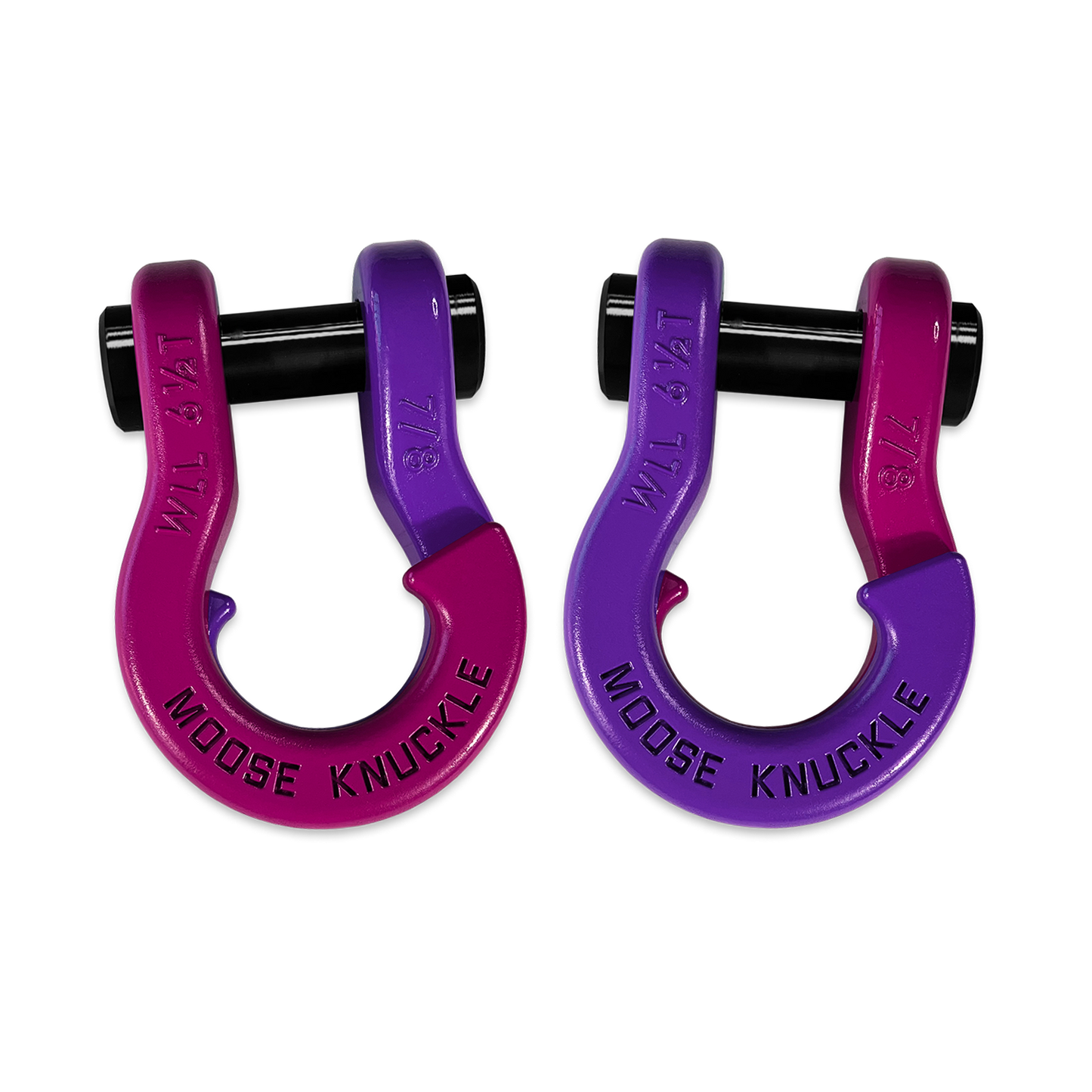 Jowl Recovery Split Shackle 7/8 Pogo Pink Moose Knuckle Offroad