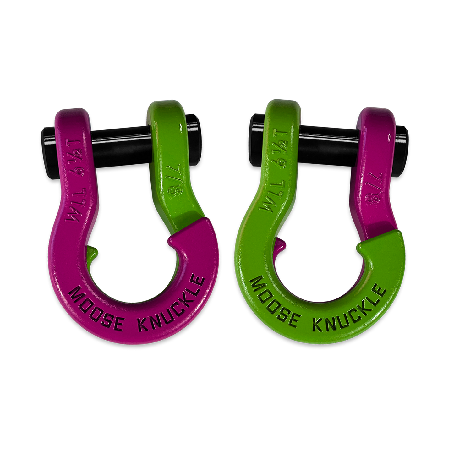 Jowl Recovery Split Shackle 7/8 Pogo Pink Moose Knuckle Offroad