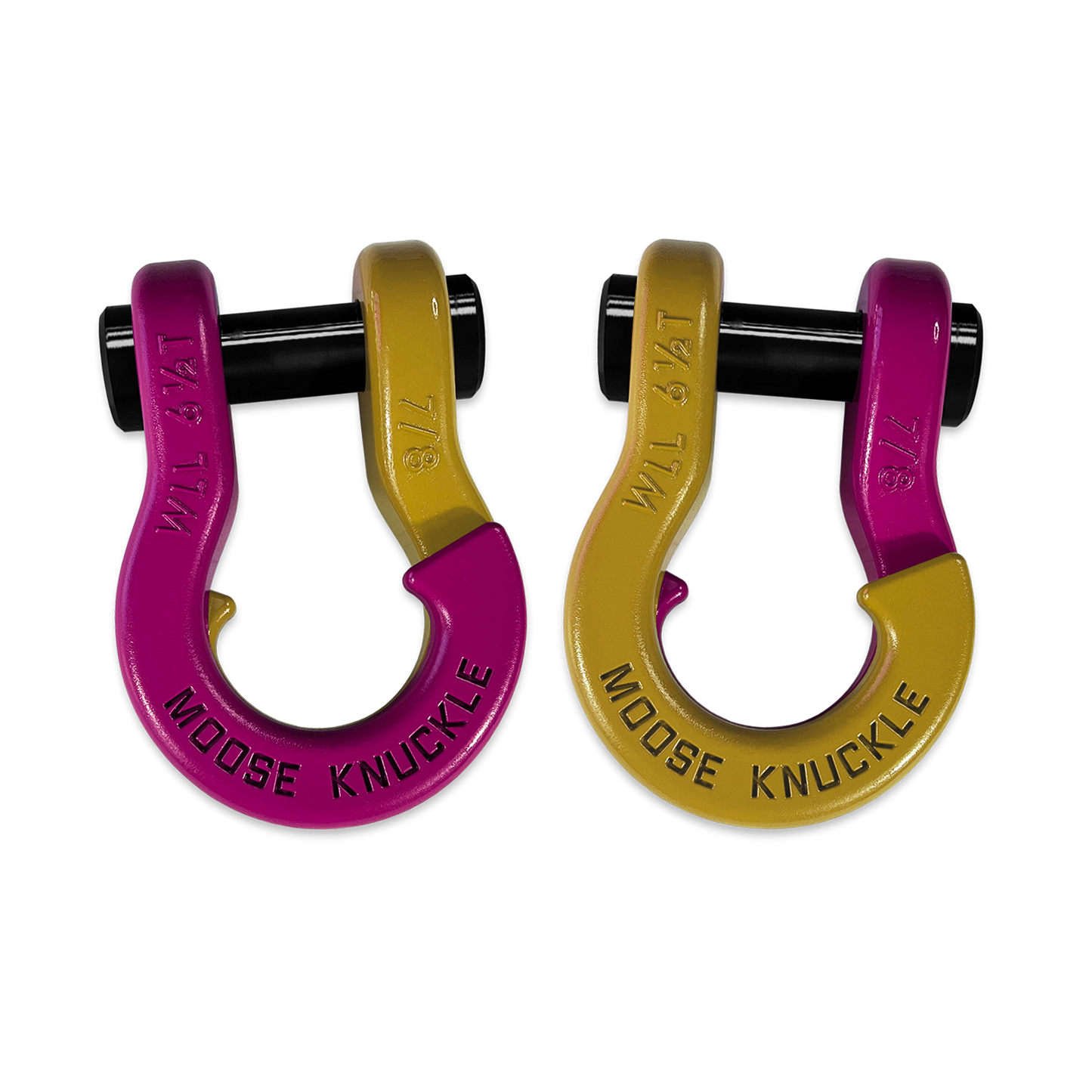 Jowl Recovery Split Shackle 7/8 Pogo Pink Moose Knuckle Offroad