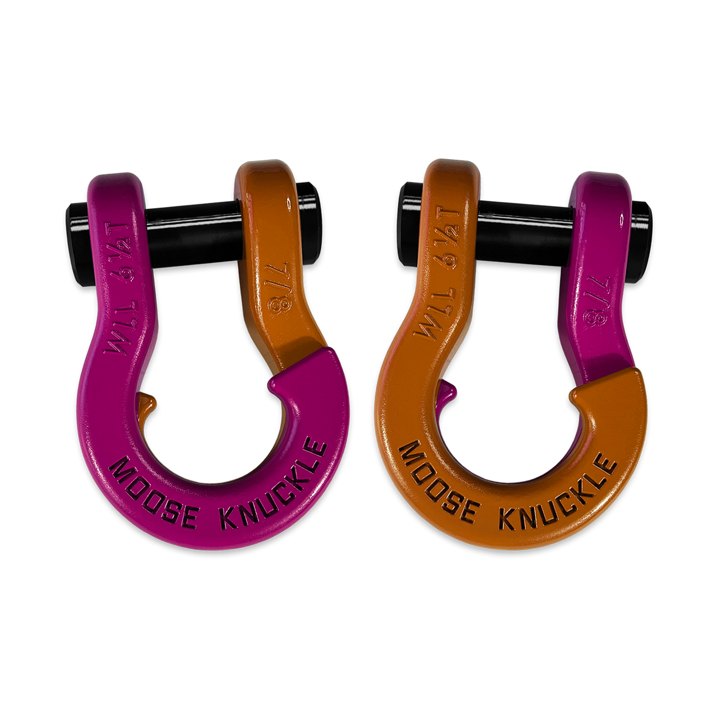 Jowl Recovery Split Shackle 7/8 Pogo Pink Moose Knuckle Offroad