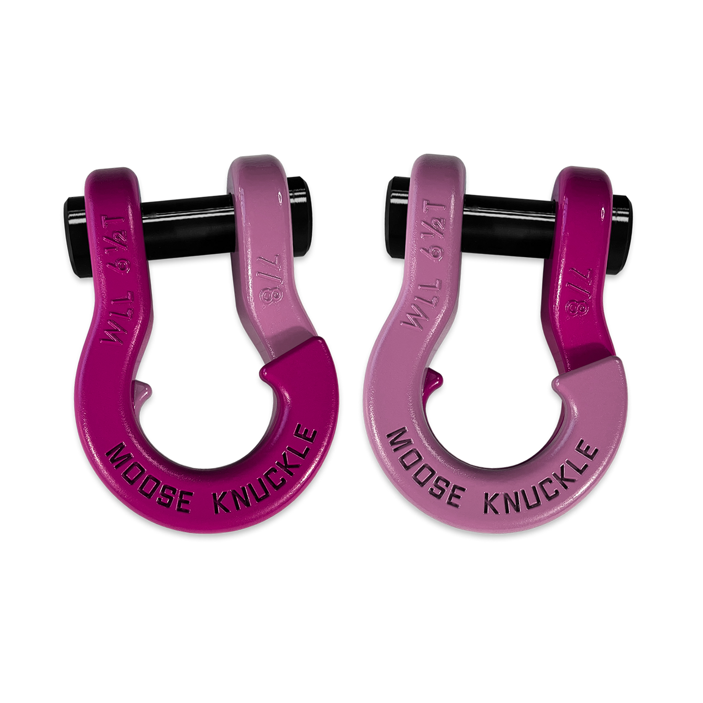 Jowl Recovery Split Shackle 7/8 Pogo Pink Moose Knuckle Offroad