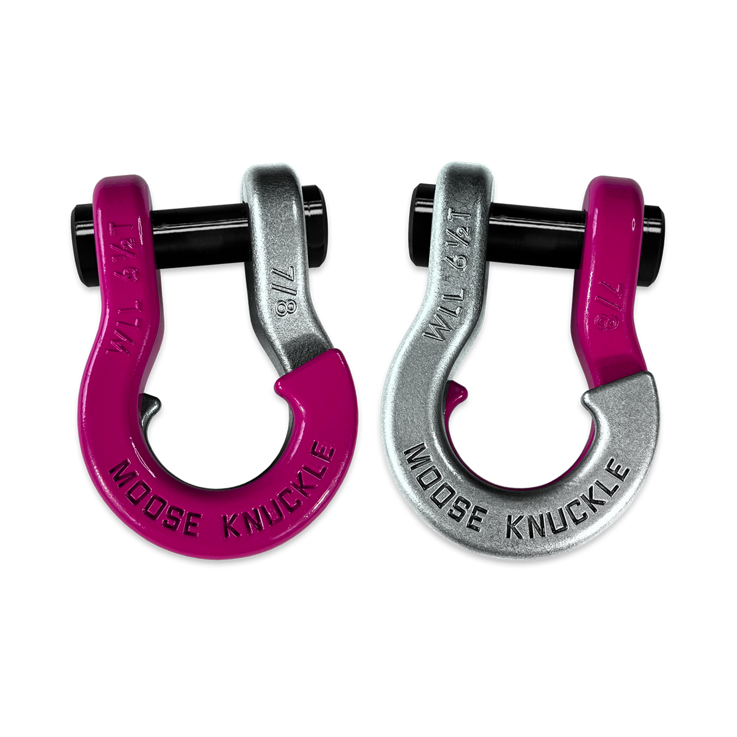 Jowl Recovery Split Shackle 7/8 Pogo Pink Moose Knuckle Offroad