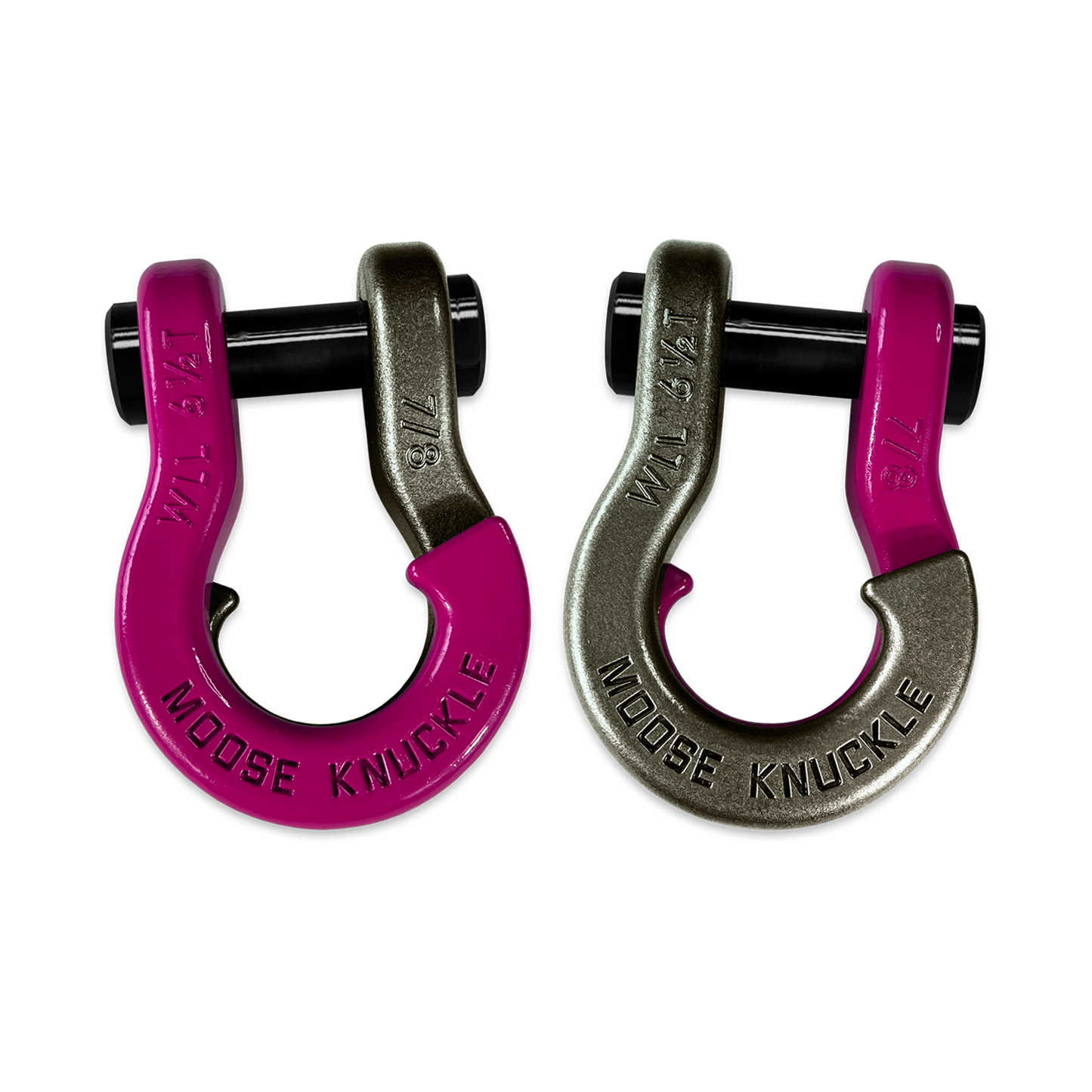 Jowl Recovery Split Shackle 7/8 Pogo Pink Moose Knuckle Offroad