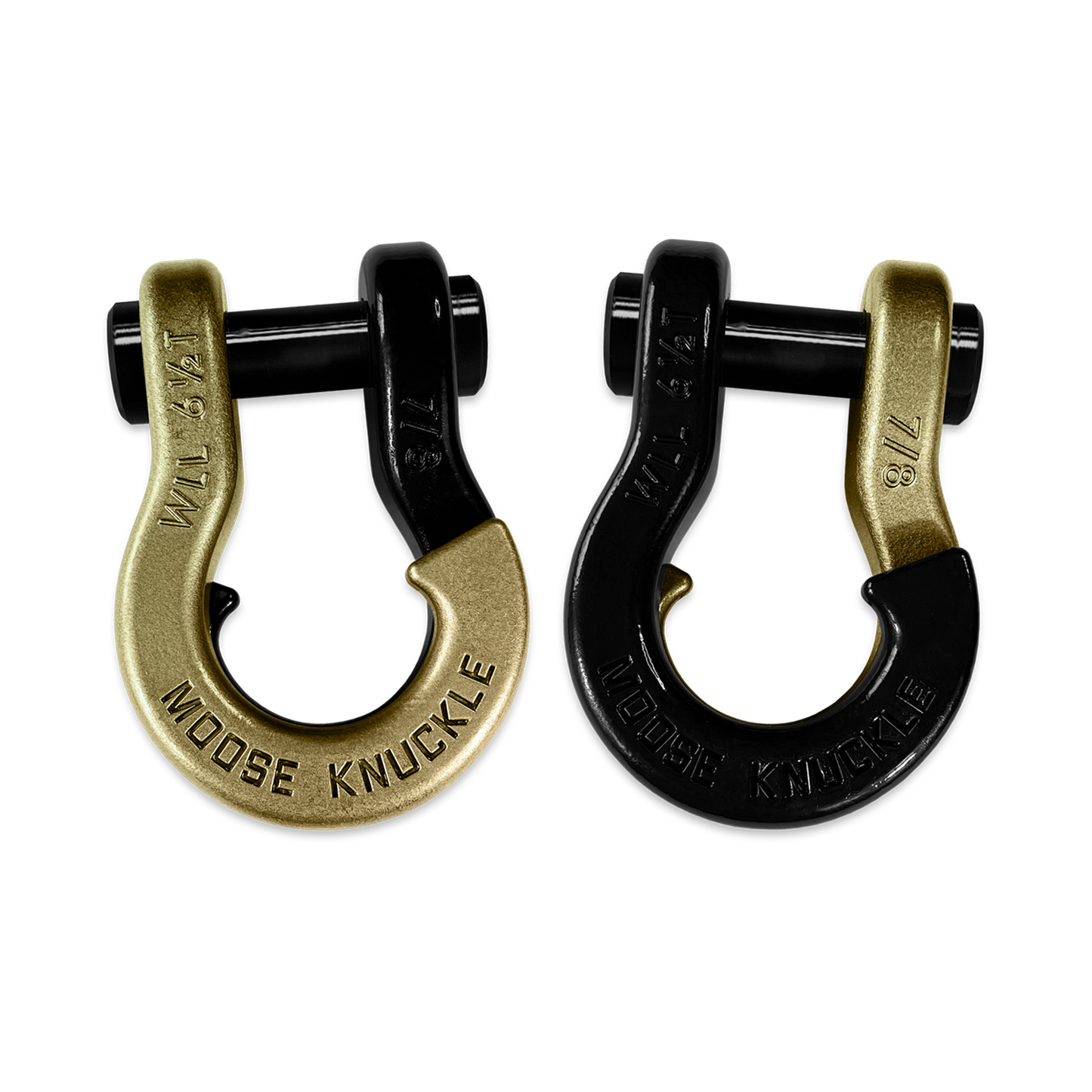Jowl Recovery Split Shackle 7/8 Brass Knuckle Moose Knuckle Offroad