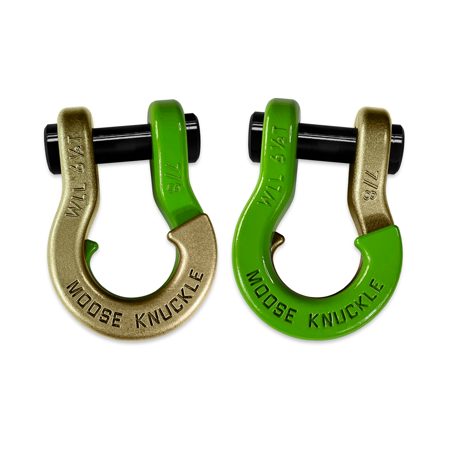 Jowl Recovery Split Shackle 7/8 Brass Knuckle Moose Knuckle Offroad