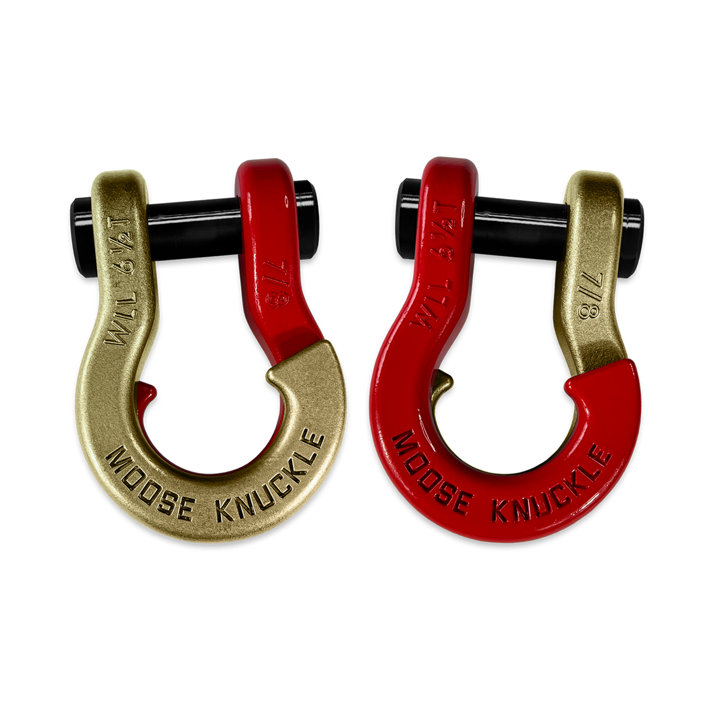 Jowl Recovery Split Shackle 7/8 Brass Knuckle Moose Knuckle Offroad