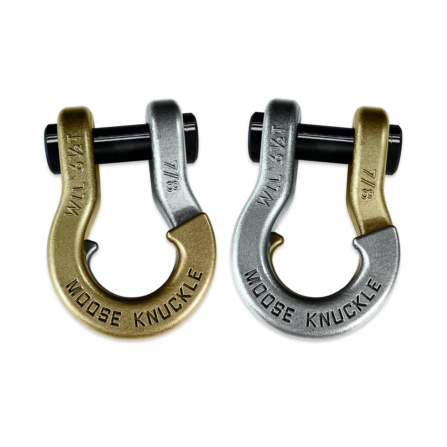 Jowl Recovery Split Shackle 7/8 Brass Knuckle Moose Knuckle Offroad