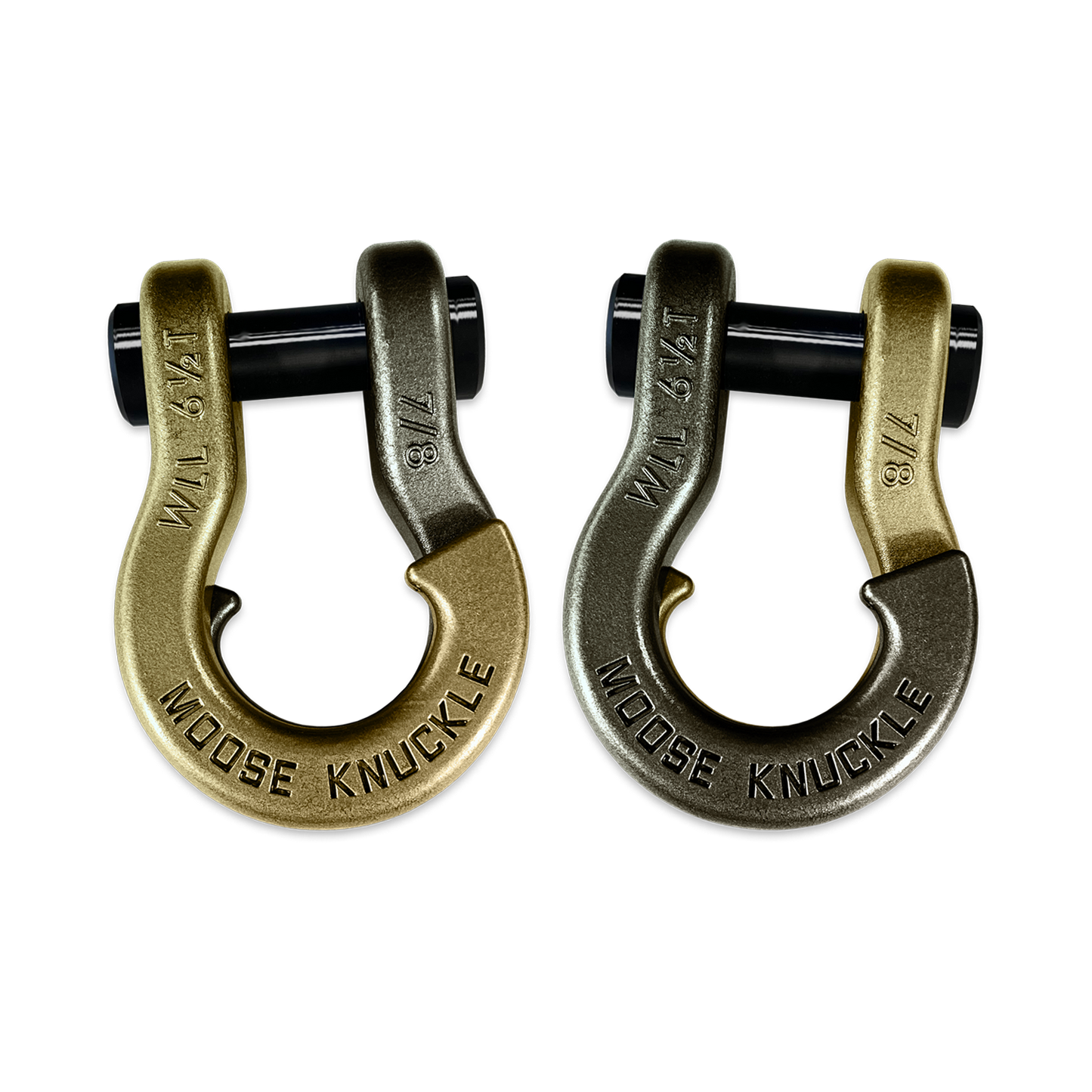 Jowl Recovery Split Shackle 7/8 Brass Knuckle Moose Knuckle Offroad