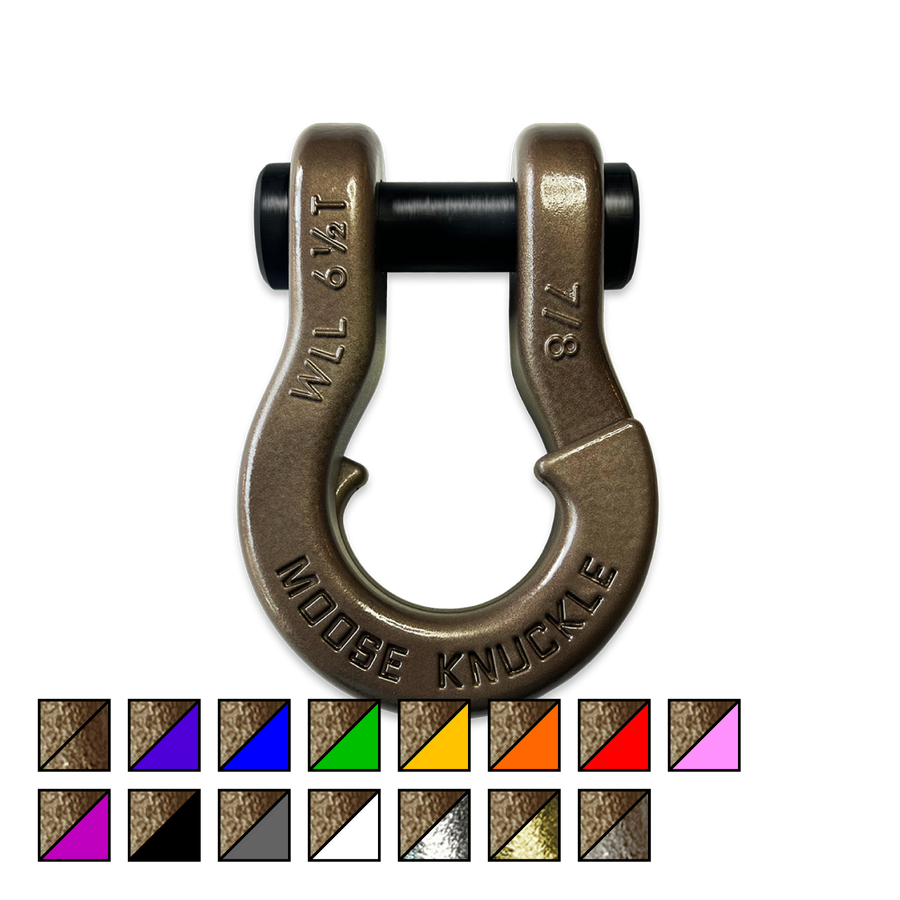 Jowl Recovery Split Shackle 7/8 Buff Bronze Moose Knuckle Offroad