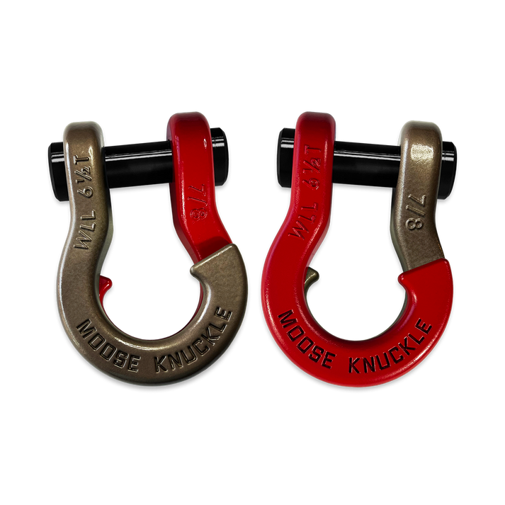 Jowl Recovery Split Shackle 7/8 Buff Bronze Moose Knuckle Offroad