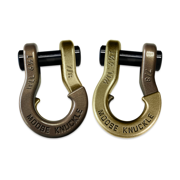 Jowl Recovery Split Shackle 7/8 Buff Bronze Moose Knuckle Offroad
