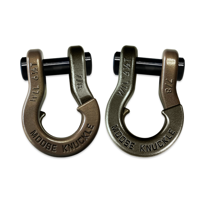 Jowl Recovery Split Shackle 7/8 Buff Bronze Moose Knuckle Offroad
