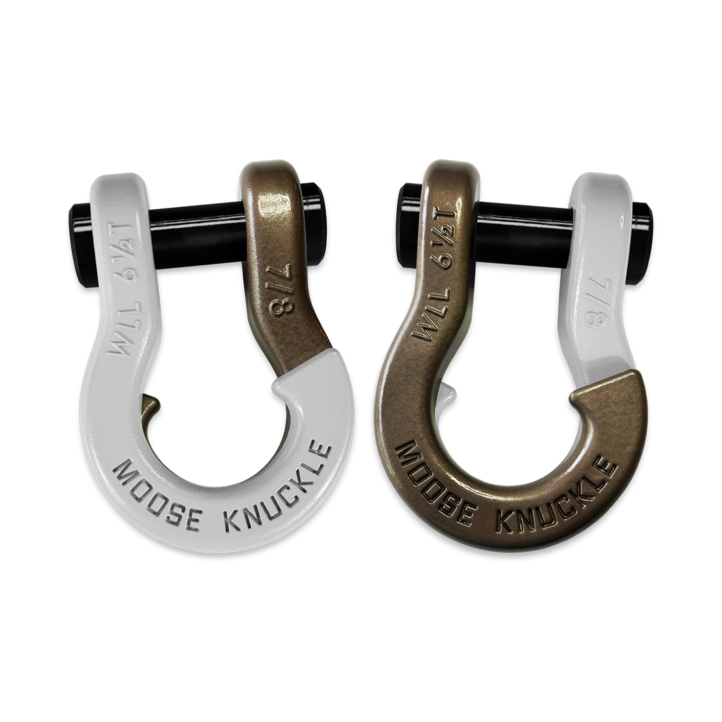 Jowl Recovery Split Shackle 7/8 Pure White Moose Knuckle Offroad