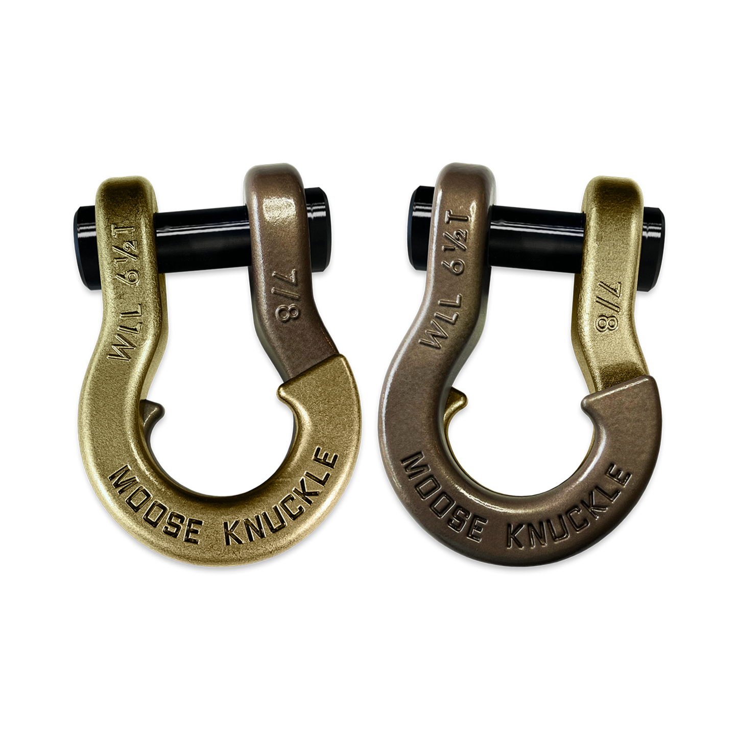 Jowl Recovery Split Shackle 7/8 Brass Knuckle Moose Knuckle Offroad