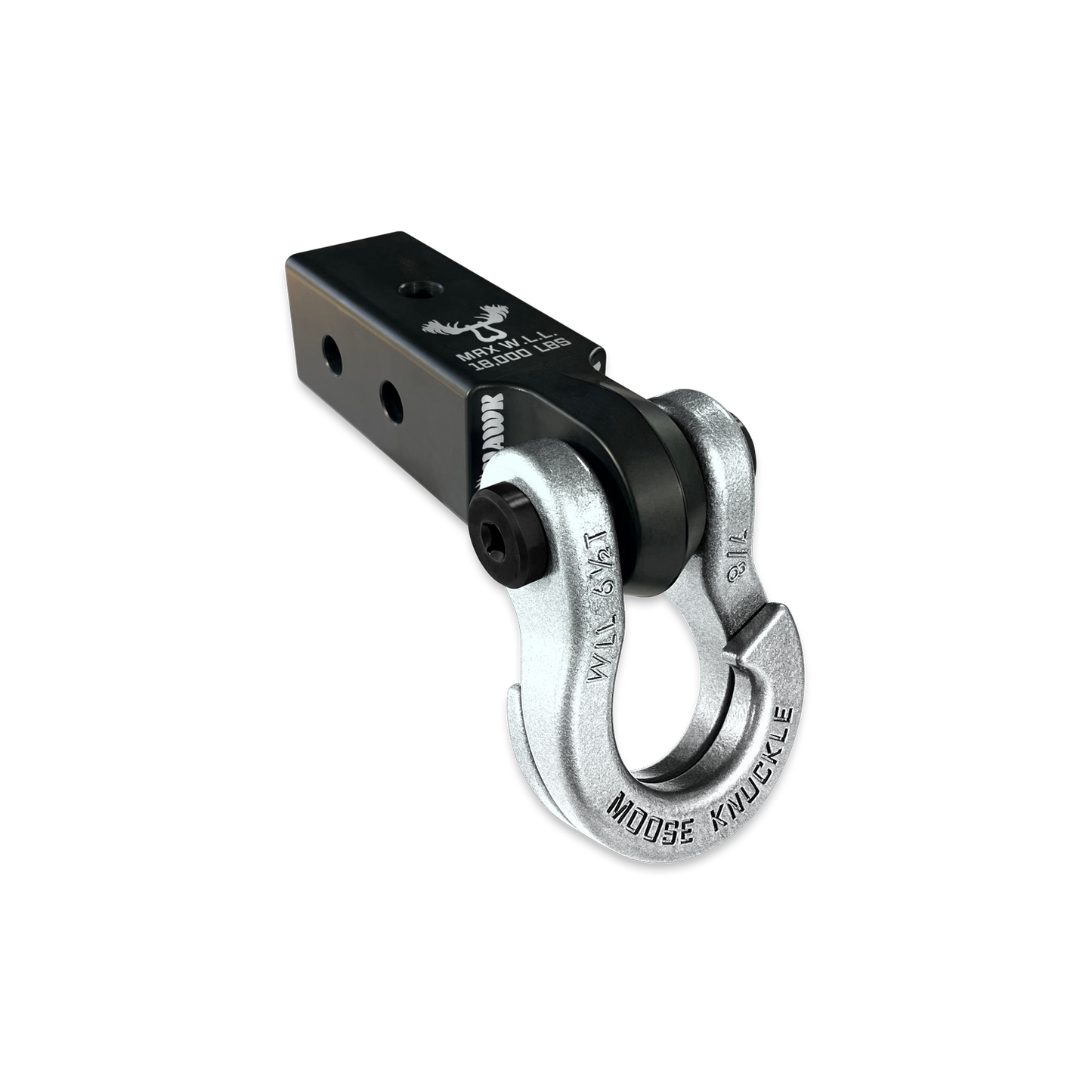 Jowl 7/8 Split Shackle and Mohawk 2.5 Receiver Combo Black Lung Moose Knuckle Offroad