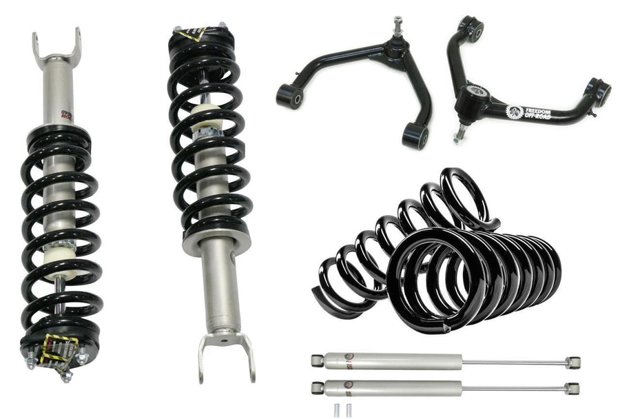 3 Inch Lift Kit Front Struts w/ Rear Lift Springs, Shocks, and Control Arms