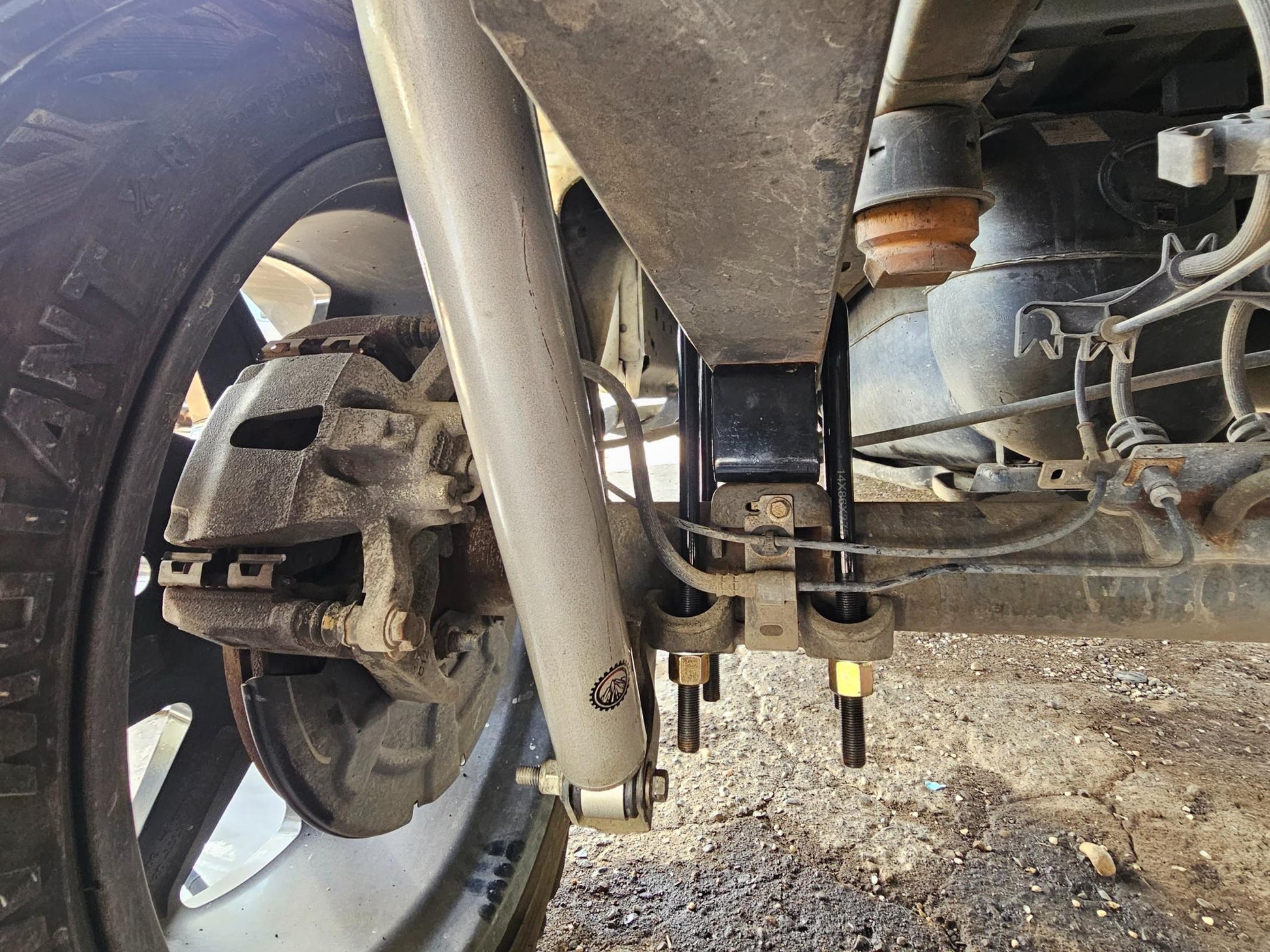 3 Inch Rear Lift Blocks w/Extended U-Bolts 04-23 F-150 06-08 Lincoln Mark LT Freedom Off-Road